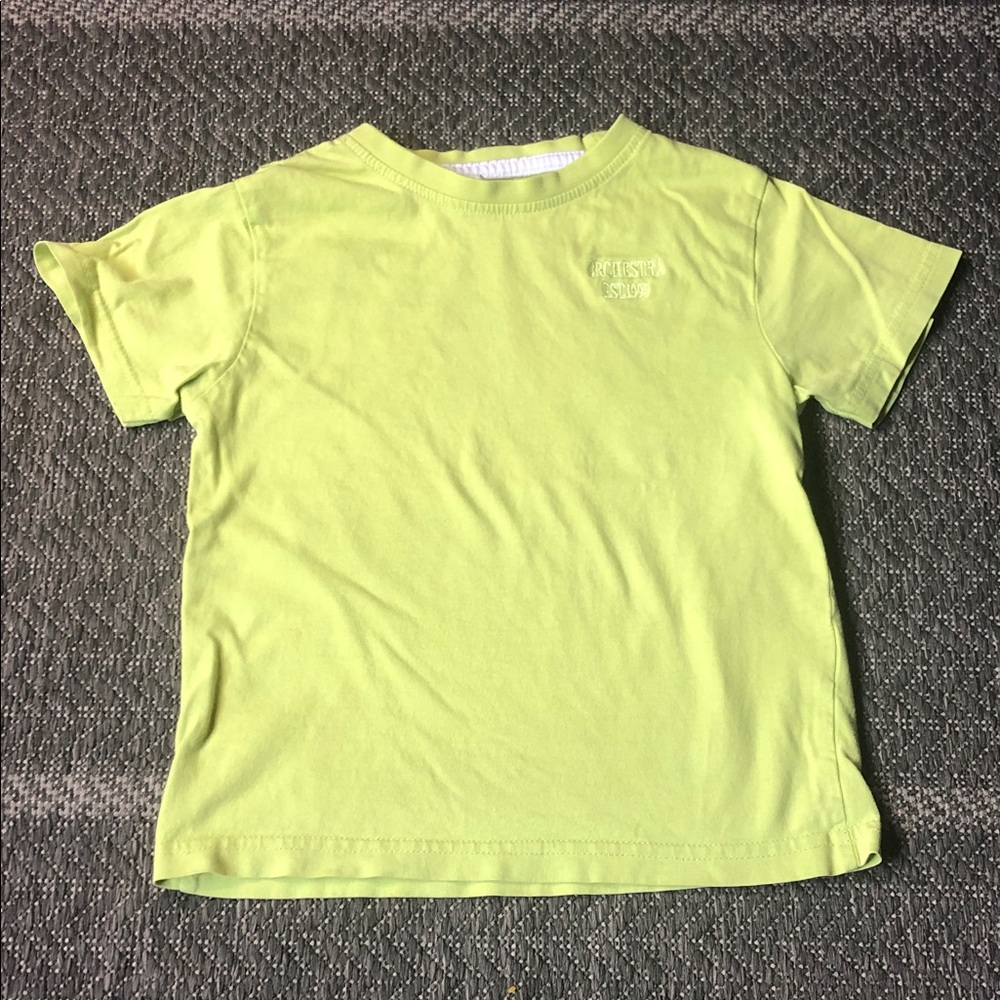 Orchestra Lime Green Kids Short Sleeve Tee
